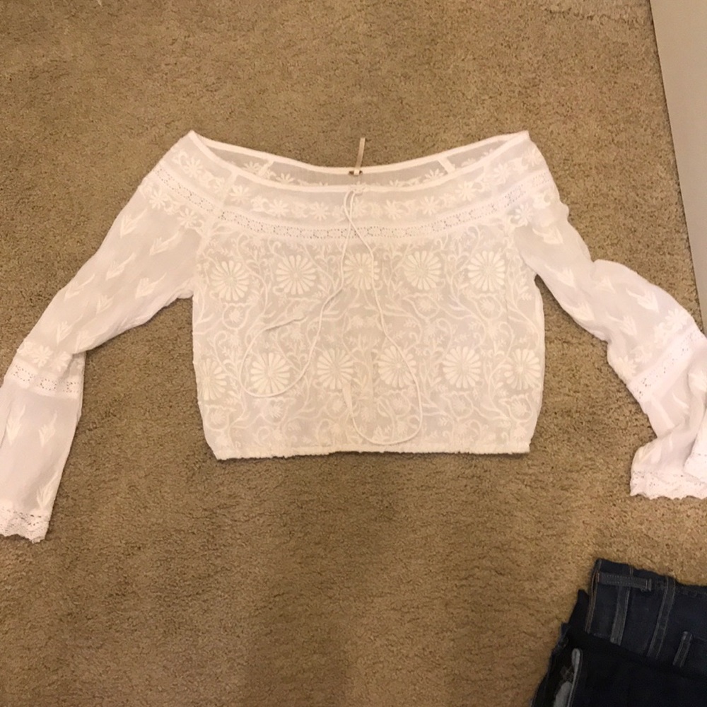 Off the shoulder shirt